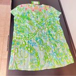 Lilly Pulitzer  Sea breeze Tunic, gauzy Cotton, embroidered, neon colors, XS, NWT Photo 12