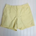 Tommy Hilfiger Pale Yellow Chino Shorts Sz 6 Photo 0