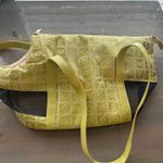 Yellow Vented Vintage Pet Carrier Tote Photo 1