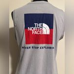 The North Face Preloved Women's Gray and Blue Tank Top size medium Photo 4