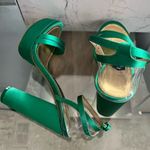 Jessica Rich Green Platform Sandals Size 39, New in Box w/Dust Photo 5