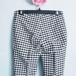 Theory  Black and White Gingham Classic Skinny Pant Photo 4