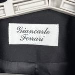Giancarlo Ferrari Blazer Black Gold Crest Wool Nautical Military Jacket Medium Photo 7