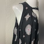 Free People  Black Sleeveless Tree Swing Tunic Dress Photo 4