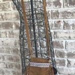 Faux Suede Leather Fringed Crossbody Bag Festival Cellphone Holder Trave… Photo 1
