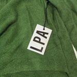 LPA  Sean Wrap Dress in Green Medium Photo 5