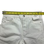 Madewell NWT  Women's Tall Pieced Barrel-Leg Jeans Size 23 Tall Tile White Photo 6