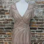 XScape  Beaded Formal Evening Gown Women's 4 Mother Of Bride Wedding Party Dress Photo 5