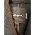 Desigual  Long embroidered Love Maker Coat Size L‎ Photo 1