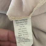 Buttons Blouse Camisole Women Small Taupe V-Neck Spaghetti Strap Back Pullover Photo 6