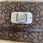 DKNY  Brown leather trim signature wallet Photo 1