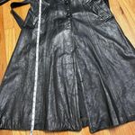 Buttons Matrix Vintage Leather Whimsgoth Belt Coastal Cottage Coquette Steampunk Victorian Moto Rock Rave Biker Riding  Collar Fit Flare Jacket Coat Trench Utility Y2k Photo 11