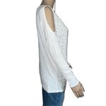 Bisou Bisou  cold shoulder studded sweater Photo 2