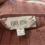 Pink Rose  Rosewood Striped Sweater pink white size Medium Photo 2