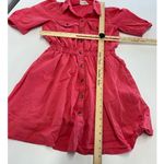 Ba&sh  Dress Womens Small Pink‎ Lincoln Collared Button Front Mini Cotton Photo 9
