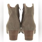 Isabel Marant Tan Dicker Suede Low western Cowboy Boots sz FR 37 Photo 3