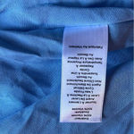 Talbots  Light Blue Fit and Flare Floral Midi Dress Size 14 NEW Flowing Hibiscus Photo 4