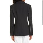 Cinq à Sept Cinq‎ à Sept- Kym Zipper Cuff Blazer Black Size 8 Formal Corporate Interview Photo 2