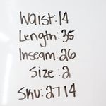 American Giant Ponte Slim Pant Super Black Size 2 Made in USA Photo 6