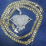 Heart necklace Gold Photo 0