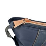 Aimee Kestenberg  Navy Blue And Rose Gold Tote Shopper‎ Bag Weekend Bag Carry On Photo 2