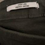 Green Flare Wide Leg Jeans Size 26 Photo 5