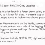Victoria's Secret Vs Pink Leggings Photo 2