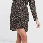 J.Crew Mercantile Versailles Floral Tulip Hem Fit and Flare Dress Black Size 6 Photo 0