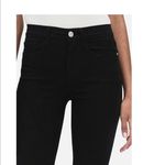 frame denim Frame Le High Flared Coated Jeans Black women’s denim size 31 Photo 3