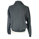 Sporty & Rich Sport Quarter Zip Sweater in Faded Black & Cream Small New Womens Photo 7