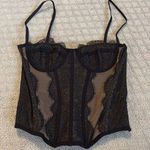 Urban Outfitters  Black Corset Top Photo 0