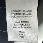 Rails Piper Panama Stripe Navy Blue Metallic Shirt Top Blouse Size S Photo 9