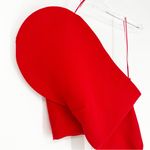 ZARA NWT  Limited Edition Asymmetrical Sweetheart Top XS Red‎ Photo 3
