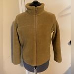 Muji Boa Fleece Jacket Mustard NWOT Size M Tan Size M Photo 6