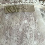Urban Day Off White Sheer Lace Sleeveless Tunic sz S Photo 5