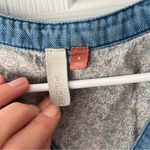 Anthropologie  Pilcro Flounced Tunic Dress Chambray Denim Photo 2