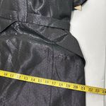 Maeve Anthropologie  Dress Sheath Cross Front Shimmer Black Dressy Cockta… Photo 10