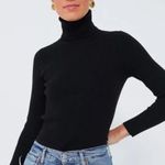 Tuckernuck Pomander Place  Arlo Ribbed Turtleneck in Black Photo 0