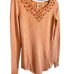 Free People 'Blue Luna' Embroidered Cutout Top Photo 0