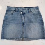 Madewell  Cross Waist Denim Skirt Photo 2