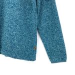 Orvis 1/4 Zip Knit Pullover Sweater Teal Blue Green S Photo 2