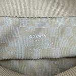SD x WFA Beige Tan Cream Khaki Compression Style Athletic Shorts Small White Photo 3