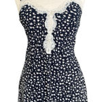 Vtg 80s California Dynasty Babydoll Floral Black Slip Dress Size L Whimsigoth Size L Photo 0