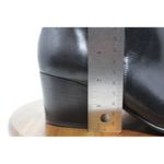 Vince Black Harriet Leather Ankle Boots Size 7M Block Heel Made in Italy Photo 8