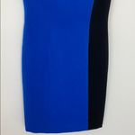 Jay Godfrey  black and blue sheath dress 6 Photo 3