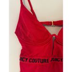 Juicy Couture One-Piece Underwire Lollipop Red Swimsuit Medium NWT Photo 4