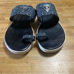 Guess Black and White Slide Sandals sz9 Photo 2
