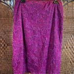 Vintage 90’s Purple Paisley Sheer Overlay Skirt Size L Size L Photo 2