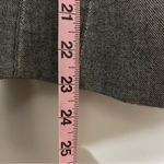 White House | Black Market  Ruffle Front Single Button Blazer‎ Jacket Size 6 Gray Photo 7