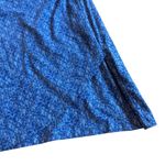 Kuhl Long Sleeve Stretch Dress Blue Boho Print Ruched Comfy Size Small Women's Photo 5